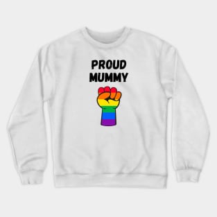 Proud Mummy Rainbow Pride T Shirt Design Crewneck Sweatshirt